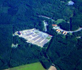 Weimar, KZ-Buchenwald, vista aerea, Foto source Wiki