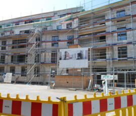 Weimar, centro storico, cantiere Teichplatz, © Foto Daniela Völkel