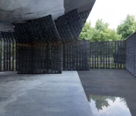 Serpentine Pavilion 2018, disegnato da Frida Escobedo, Serpentine Gallery, London (15 June – 7 October 2018) © Frida Escobedo, Taller de Arquitectura Photography © 2018 Iwan Baan