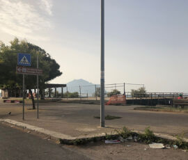 Il monte Pellegrino visto dall'area della Bandita (© Lucia Pierro e Marco Scarpinato)