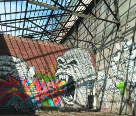 Street art e writing nelle ex Officine Meccaniche Reggiane (© Foto Reggiane urbangallery.it)