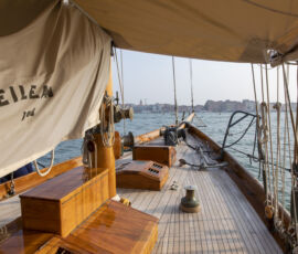 Eilean, yacht scozzese del 1936 restaurato nel cantiere di Francesco Del Carlo (Viareggio)