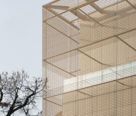 Mannheimer Kunsthalle, gmp, dettaglio del mesh (© gmp)