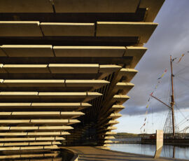 La vista del fiume dal V&A Dundee (©HuftonCrow)