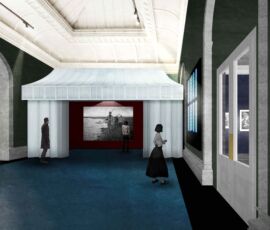 V&A Photography Centre - Render of the 'Dark Tent' (© David Kohn Architects)
