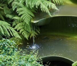 Fontana nel parco-museo (© Archivio Senosiain)