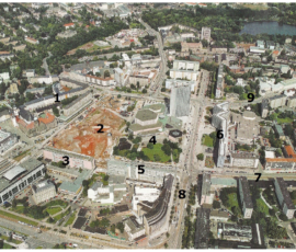 Vista aerea 1991 FONTE Ulf Dahl, Matthias Zwarg 2007 (©Punkt 191)