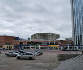 FASE III, Stadthalle vista d'insieme dal Monumento a Marx (© foto Daniela Völkel)