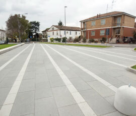 La piazza di Malborghetto (Ferrara)