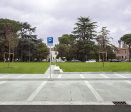 Malborghetto (Ferrara). Area di parcheggio