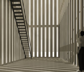 MUSIL: torre, render del progetto di concorso (2004, © Kleihues + Schuwerk)
