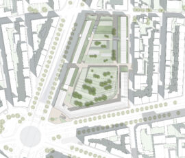 Iotti + Pavarani (con F&M Ingegneria e F&M Divisione Impianti), progetto vincitore del concorso Federal Building a Torino