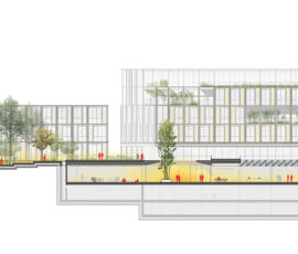 Iotti + Pavarani (con F&M Ingegneria e F&M Divisione Impianti), progetto vincitore del concorso Federal Building a Torino