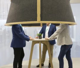 Orgatec. Stand: Thinking Works, Halle 6 (Photo: Koelnmesse)
