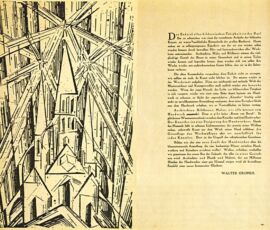 Manifesto Bauhaus, 1919