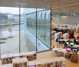 Biblioteca e mediateca Alexis de Tocqueville a Caen di OMA (©Archivio AutonomeForme)