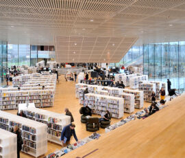 Biblioteca e mediateca Alexis de Tocqueville a Caen di OMA (©Archivio AutonomeForme)