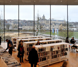 Biblioteca e mediateca Alexis de Tocqueville a Caen di OMA (©Archivio AutonomeForme)
