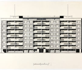 Spa Green Estate di Skinner Bailey & Lubetkin Tecton (©RIBA Collections)