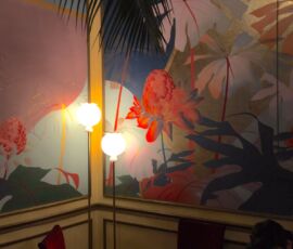 Il progetto di Cristina Celestino, “Caffè Concerto” all'interno della pasticceria Cucchi (foto Arianna Panarella)