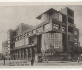 Ilya Golosov, Club Zuev a Mosca (© Museo di Stato di Architettura A.V. Shchusev Mosca)