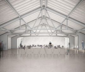 Procuratie Vecchie, terzo piano, rendering del furturo Auditorium, credits DCA