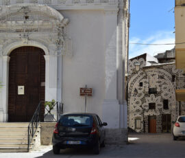 Il murales di NeSpoon a Palazzo Micciché (©Farm Cultural Park)