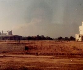 Plastico schematico a scala reale della facciata Palazzo del Governatore. Archivio Museo dell'architettura di Chandigarh