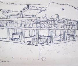 Il Palazzo del governatore, schizzo di Le Corbusier