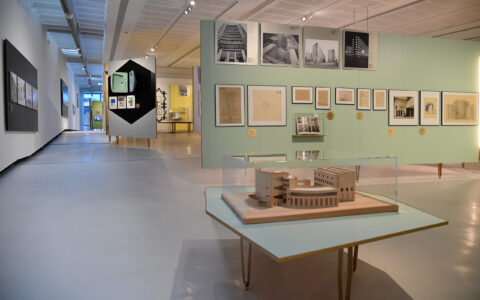 Mostra ''Gio Ponti. Amare l'architettura'' al Maxxi di Roma (foto di Ettore Ferrari - Courtesy ANSA)