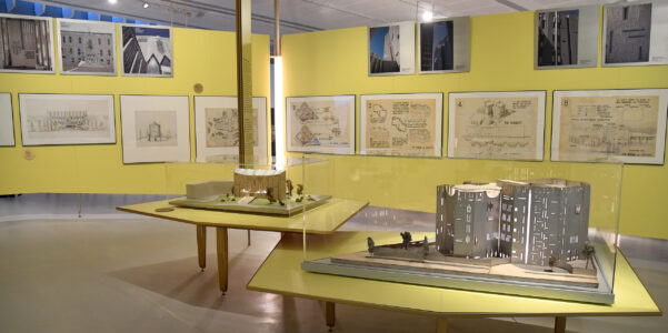 Mostra ''Gio Ponti. Amare l'architettura'' al Maxxi di Roma (foto di Ettore Ferrari - Courtesy ANSA)