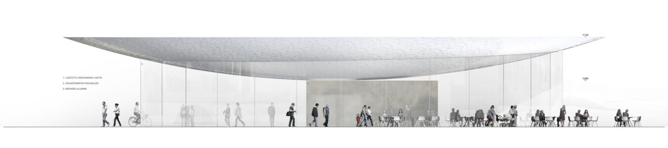 "Atlas", sezione (© JKMM Architects)