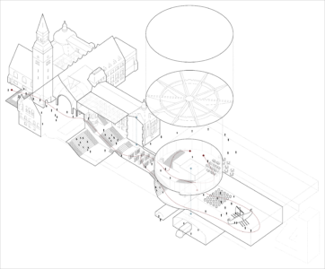 "Atlas", assonometria (© JKMM Architects)