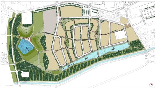 Masterplan del Parco Cesarea (© Stignani Associati)