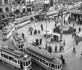 Nørreport Station, Copenaghen, 1950
