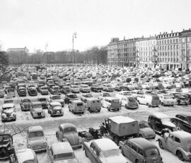 Israels Plads, Copenaghen, parcheggio anni '50-'90