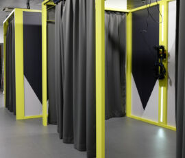 La sala giochi di realtà virtuale Vrums, Bologna