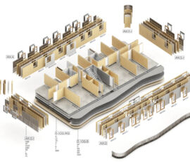Esploso tecnico, Hoffnungshaus Rohrackerweg (©andOFFICE)