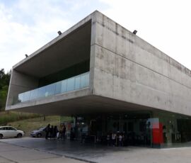 L'ingresso del museo di Pitagora a Crotone progettato da OBR