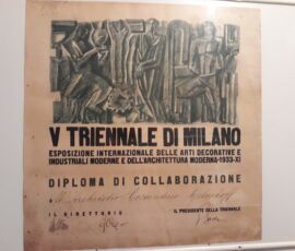 Dettagli dell'esposizione all'interno della Mel’nikov Dom a Mosca (©Alessandro Colombo)
