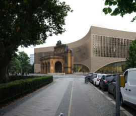 Il progetto dell'Exilmuseum di Berlino che verrà inaugurato nel prossimo 2025 (©Dorte Mandrup A/S)