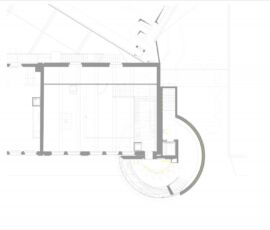 Pianta secondo piano (disegno: Ana Niemeyer Arquitetura e Consultoria LTDA con KERN Architektur UG)