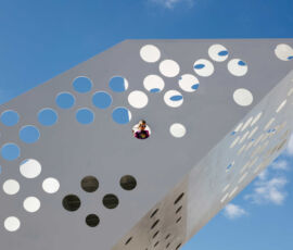 Dettaglio della Torre Salling, Aarhus, Danimarca, 2015 (©Dorte Mandrup A/S)