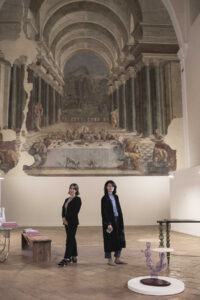 Le curatrici Domitilla Dardi ed Emilia Petruccelli (foto di Elio Rosato)