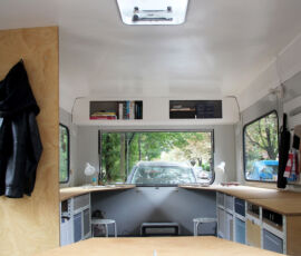 Caravan office (© Guerilla Architects - Silvia Gioberti)