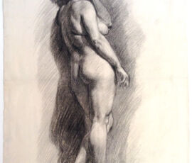 Nudo femminile in piedi su un basamento, 1909, Charles-Edouard Jeanneret