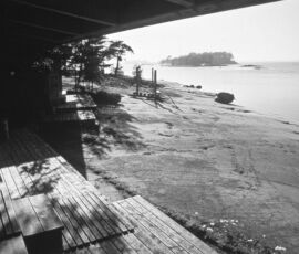 Kaija + Heikki Siren, veranda della sauna sull’isola di Lingonsö a Raasepori, 1966-69 (foto: Museum of Finnish Architecture)