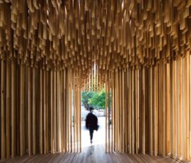 La mostra "David Adjaye: Making Memory" presso il Design Museum di Londra, 2019