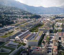Veduta d'insieme del progetto Porta del Ticino-Urban Living Lab (© sa_partners, Tamassociati e Franco Giorgetta)