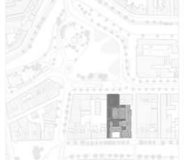 Masterplan dell'area del museo De Lakenhal, progetto di Happel Cornelisse Verhoeven e Julian Harrap Architects, Leida, 2020 (© hcva)